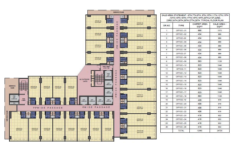 office Floor Plan aura vertex